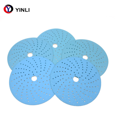 6inch 17holes Ceramic Sanding Disc For Polishing Furniture Aluminum Oxide