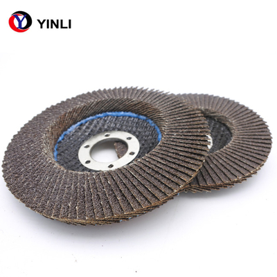 Calcined Aluminum Oxide 125 Mm 5 Inch Flap Disc For Polishing Metal And Wood