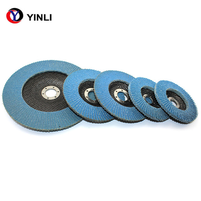 4 Inch 100mm Zirconia Flap Disc For Metal And Stainless Steel Polishing