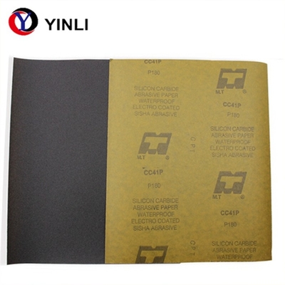 Abrasive Waterproof Wet And Dry Silicon Carbide Paper 230*280mm