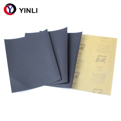 Wet And Dry 320 Grit Silicon Carbide Sandpaper For Wood Furniture