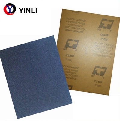 230mm*280mm A4 Sheet Silicon Carbide Sandpaper For Wood