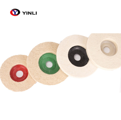 8mm Stainless Steel Wool Felt Polishing Wheel For Angle Grinder