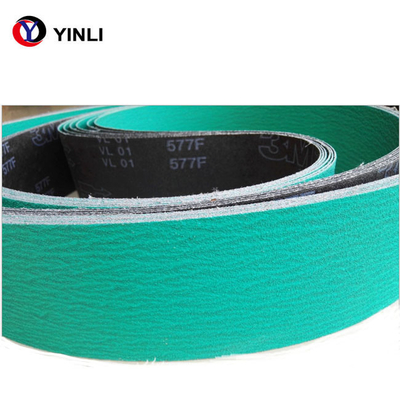 Zirconium Oxide 100mm Sanding Belts 100 Grit Big Size Blue Cloth