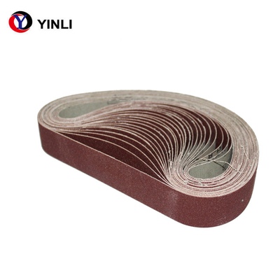 60 Grit Aluminum Oxide Abrasive Sanding Belt 100 X 610mm For Metal