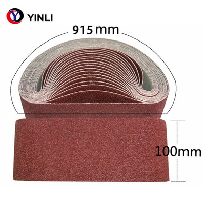 Warehouse Shipping Within 24h 27PCS 3x18" 40 - 400 Grit Sanding Belt Set For Stainless Steel Sanding Polish