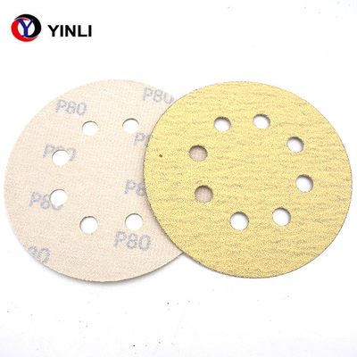 50mm 2 Inch Abrasive Discs Abrasive Yellow Color 40 Grit