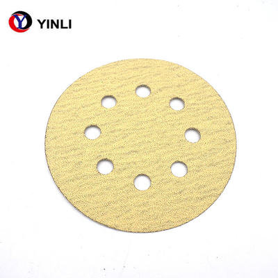 Aluminium Oxide 6 Inch Adhesive Sanding Discs Auto Body Sandpaper With 17 Holes