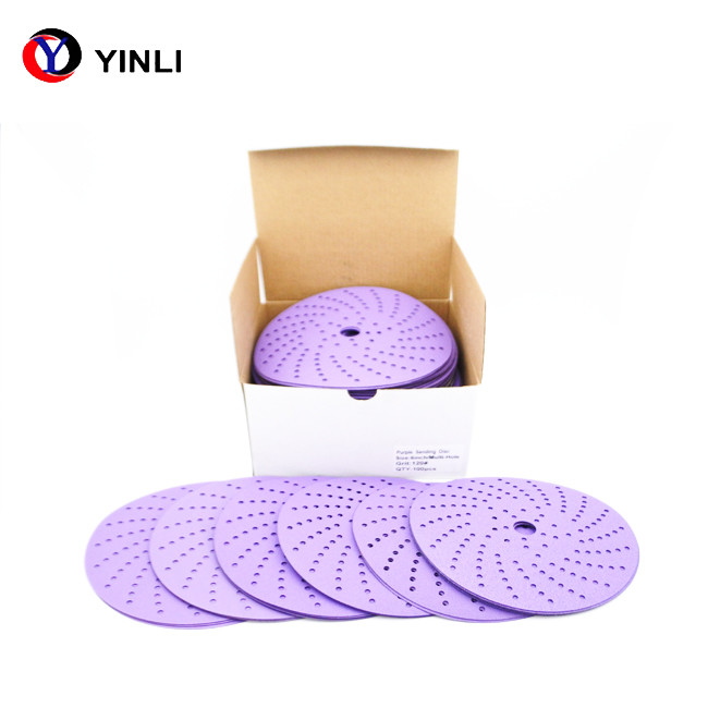 multi-holes  Ceramic Sanding Disc  80 Grit Sandpaper For automatic