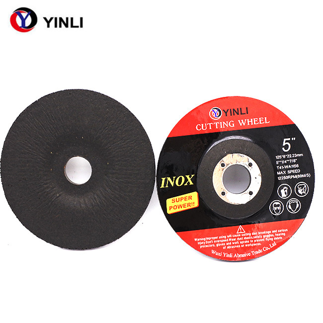 Black Stainless Steel Cutting Disc 4 Inch Angle Grinder Discs 105x1x16mm