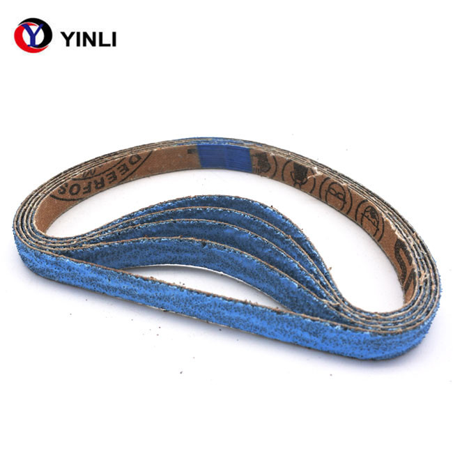 40 Grit Aluminum Oxide Custom Sanding Belts For Welded Surface