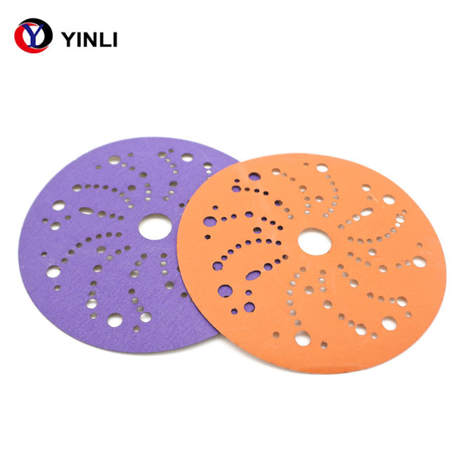 Ceramic 6 Inch 600 Grit Sanding Disc 17 Holes For Polishing Furniture