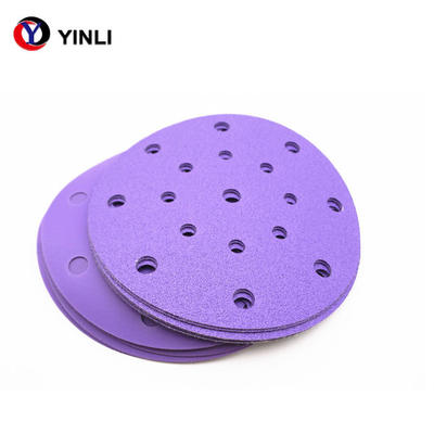 Round Shape Zirconia Sanding Disc 6 Inch Sanding Discs 80 Grit